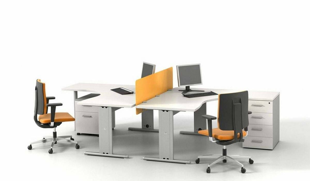 Xu hướng dùng bàn làm việc theo cụm tại các văn phòng hiện đại