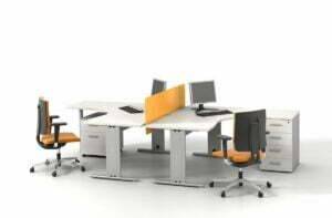 Xu hướng dùng bàn làm việc theo cụm tại các văn phòng hiện đại