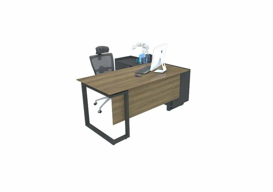Thiết kế của bàn làm việc văn phòng bằng gỗ 